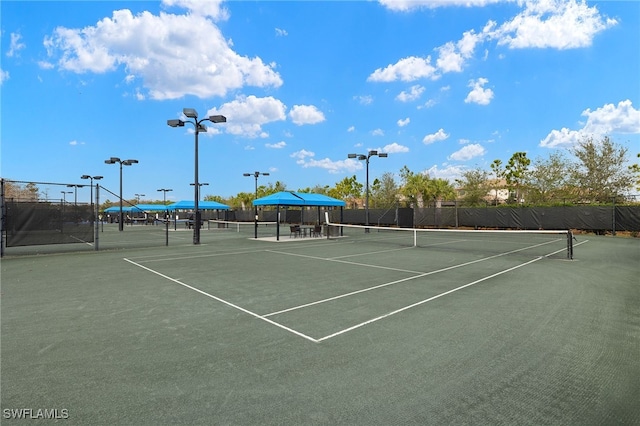 view of sport court