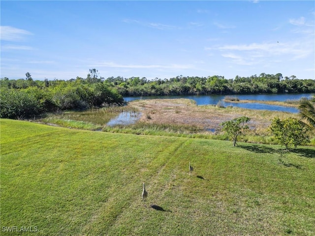 property view of water