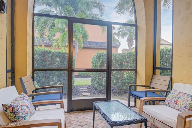 sunroom with a wealth of natural light