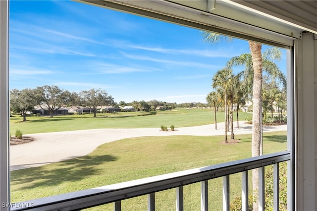 exterior space featuring a yard