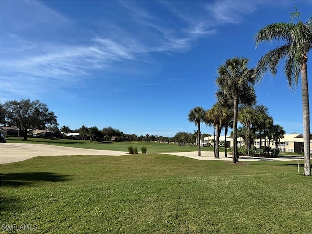 surrounding community featuring a yard