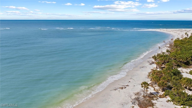 water view with a beach view