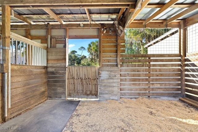 view of stable