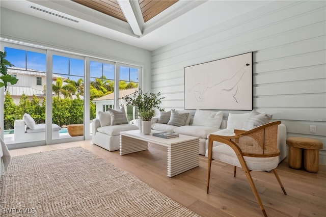 187 10th Ave S, Naples, FL 34102 - living room featuring wood finished floors