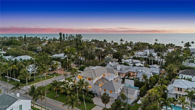 187 10th Ave S, Naples, FL 34102 - aerial perspective of suburban area with a large body of water