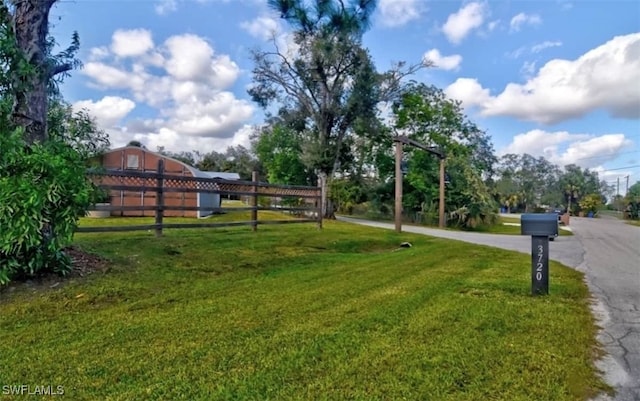 view of yard