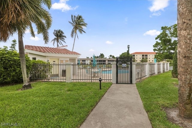 11921 Seabreeze Cove Ln Unit 202, Fort Myers, FL 33908 - gate featuring a community pool