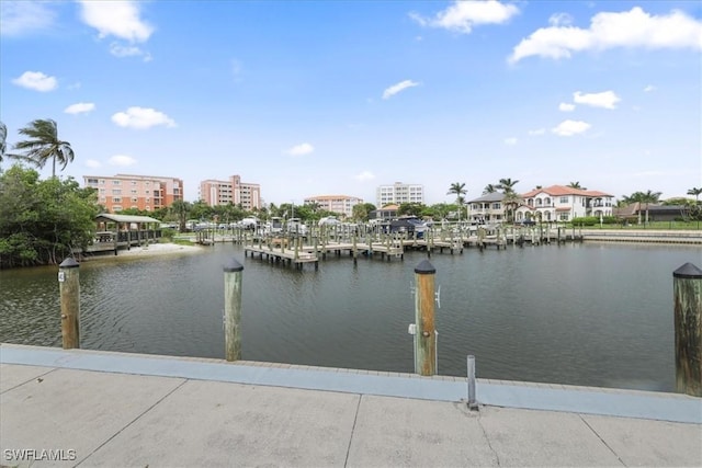 11921 Seabreeze Cove Ln Unit 202, Fort Myers, FL 33908 - dock area featuring a water view