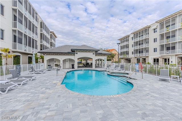 26610 Rosewood Pointe Dr Unit 308, Bonita Springs, FL 34135 - view of pool with a patio