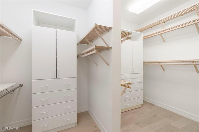8723 La Palma Ln, Naples, FL 34108 - spacious closet featuring light wood-style flooring