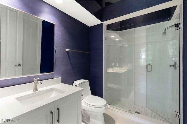 8723 La Palma Ln, Naples, FL 34108 - bathroom featuring vanity and a shower stall