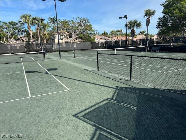 view of sport court