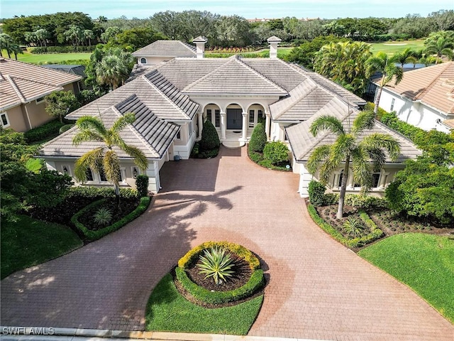 view of mediterranean / spanish home