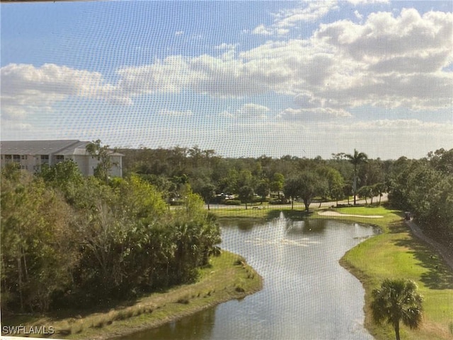 view of water feature