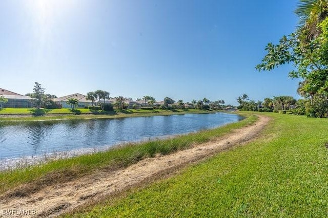 property view of water