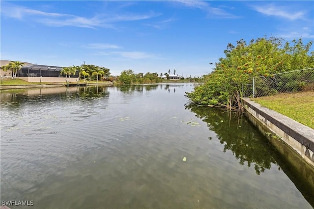 21 NE 19th Ter, Cape Coral, FL 33909 - view of water feature with fence