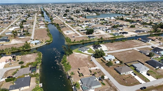 21 NE 19th Ter, Cape Coral, FL 33909 - bird's eye view featuring a water view and a residential view