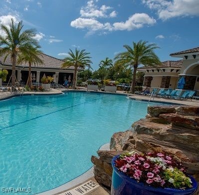 view of pool