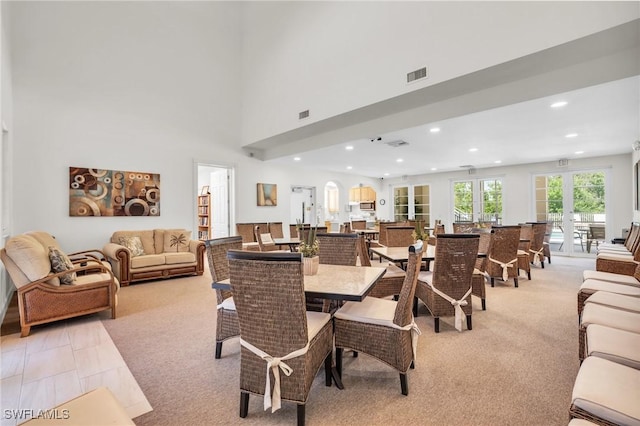 view of dining room