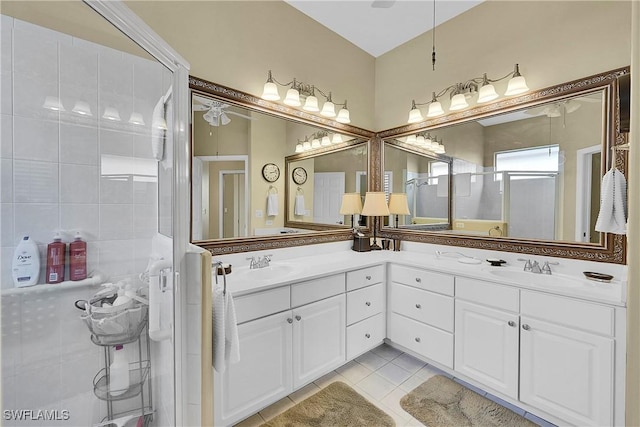 9209 Garden Pointe, Fort Myers, FL 33908 - bathroom with tile patterned floors and vanity
