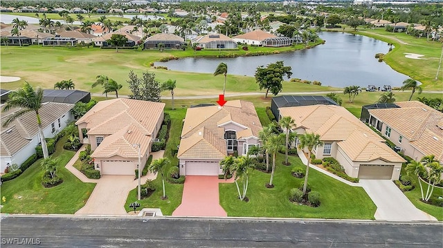 9209 Garden Pointe, Fort Myers, FL 33908 - aerial view with a water view