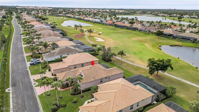 9209 Garden Pointe, Fort Myers, FL 33908 - bird's eye view featuring a water view