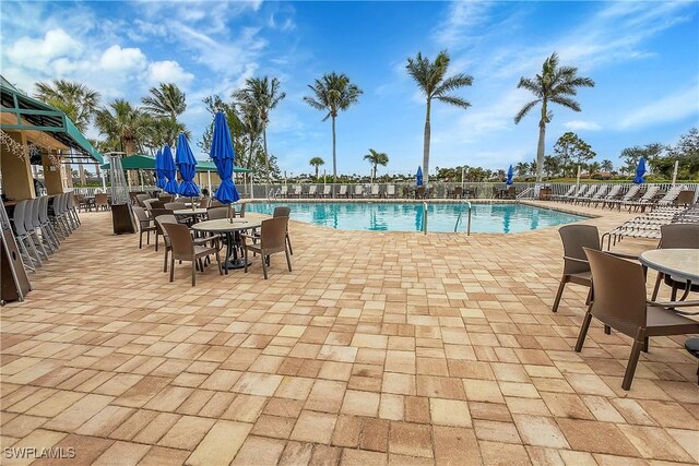 9209 Garden Pointe, Fort Myers, FL 33908 - view of pool featuring a patio area
