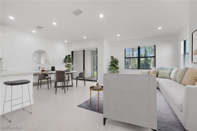 view of living room