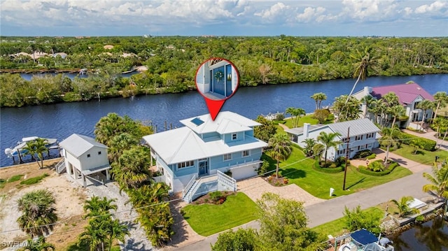 3968 Aloha Ln, Bonita Springs, FL 34134 - aerial perspective of suburban area with a nearby body of water