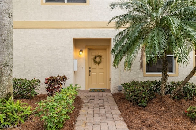 view of entrance to property