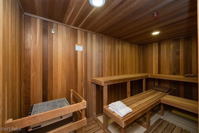 view of sauna / steam room