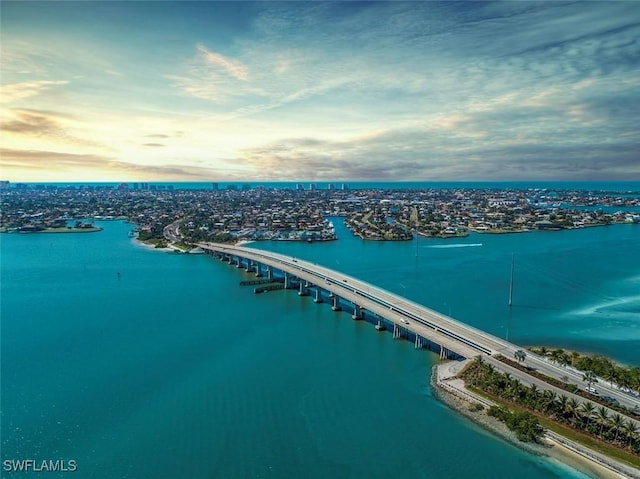 440 Seaview Ct Unit 210, Marco Island, FL 34145 - bird's eye view of a notable bridge and a large body of water