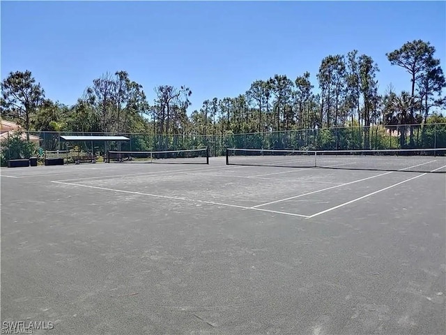 view of sport court