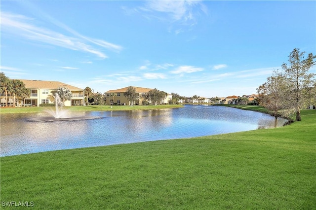 view of water feature