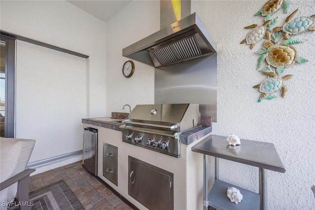 view of patio / terrace featuring grilling area