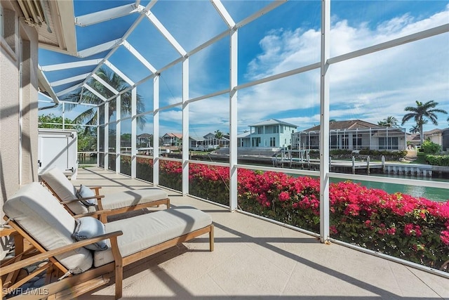 sunroom / solarium with plenty of natural light