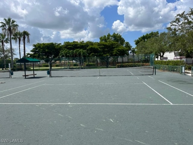 view of sport court