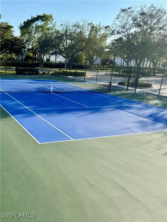 view of sport court