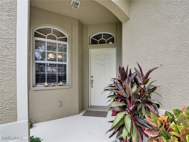 view of entrance to property