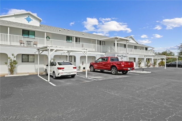 view of car parking