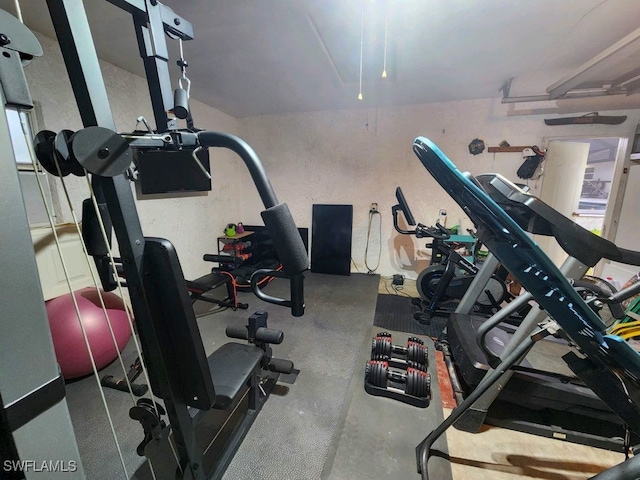 view of exercise room