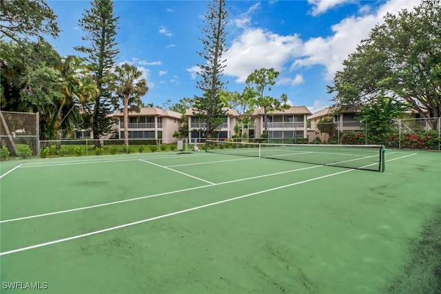 view of sport court