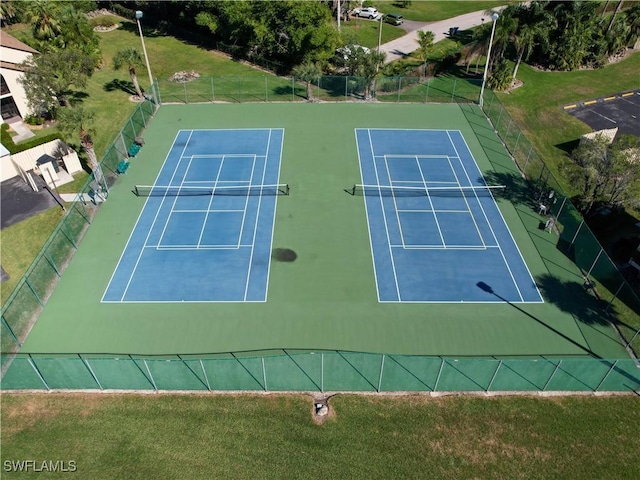 view of sport court