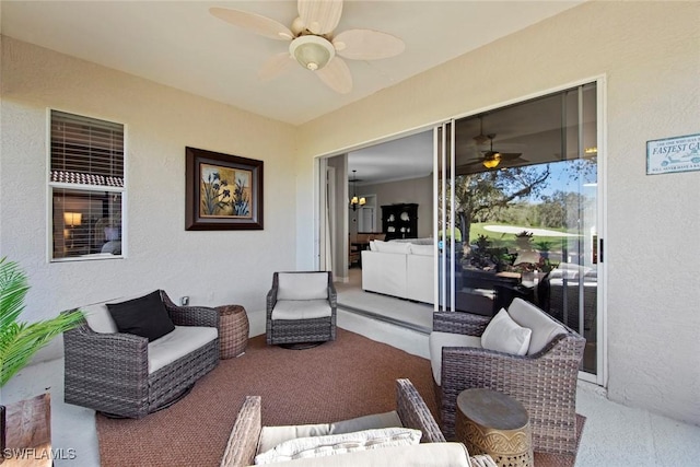 view of living room