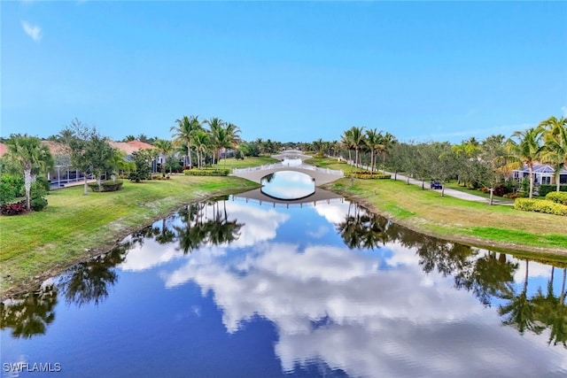 property view of water