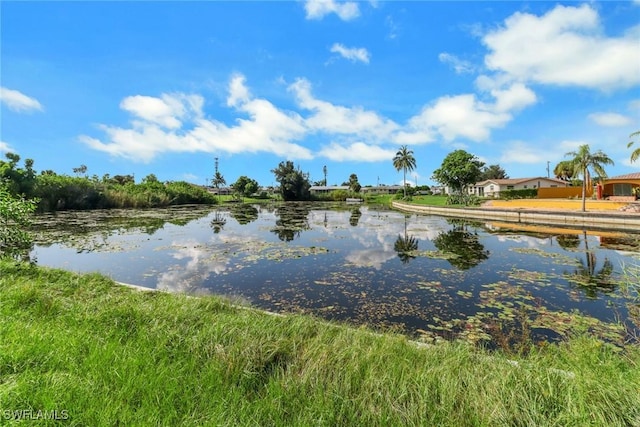 property view of water