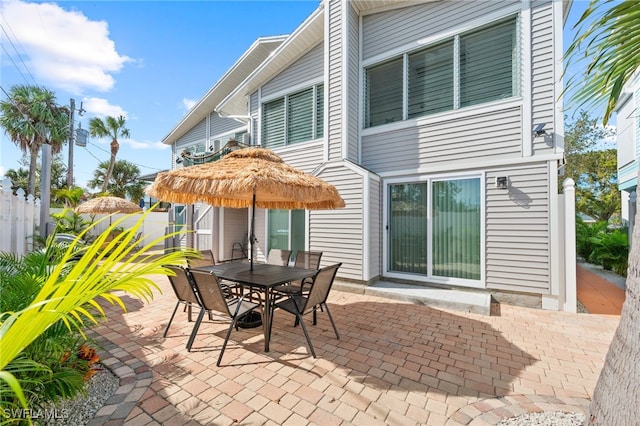 exterior space with a patio area