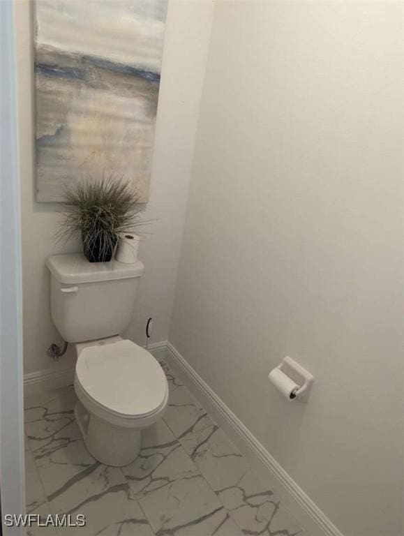 bathroom featuring toilet