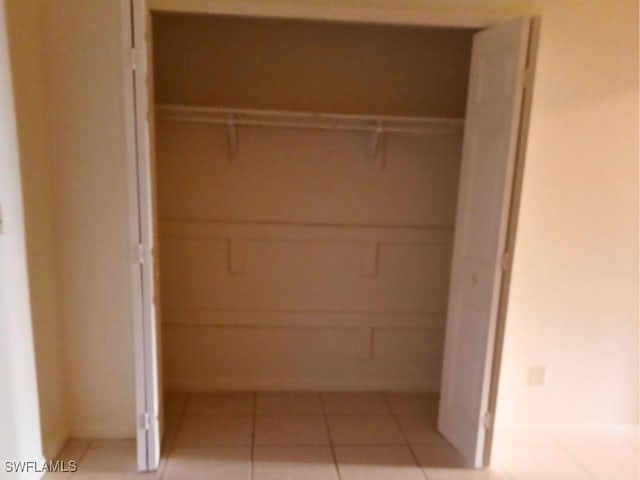 view of closet