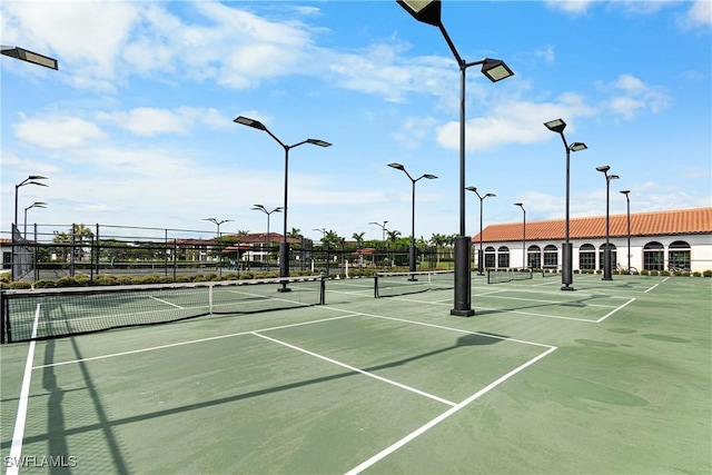 view of sport court